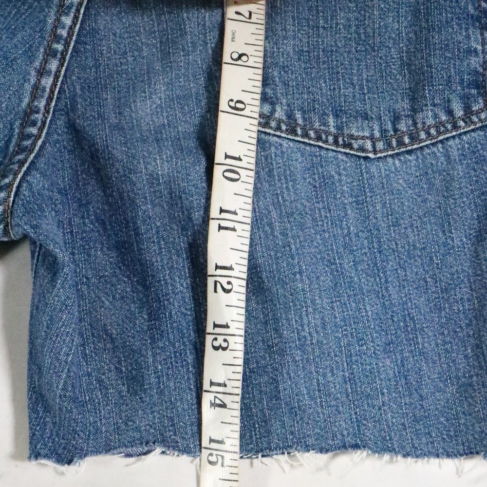 VTG CALVIN KLEIN Denim Cut-off Shorts Sz 3 - Picture 5 of 12